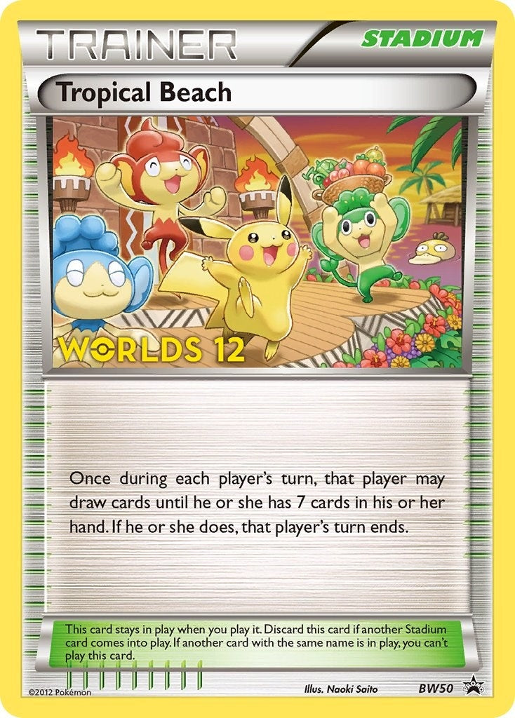 Image for Tropical Beach - BW50 (Worlds 12) (BW50) (PR) - Pokemon