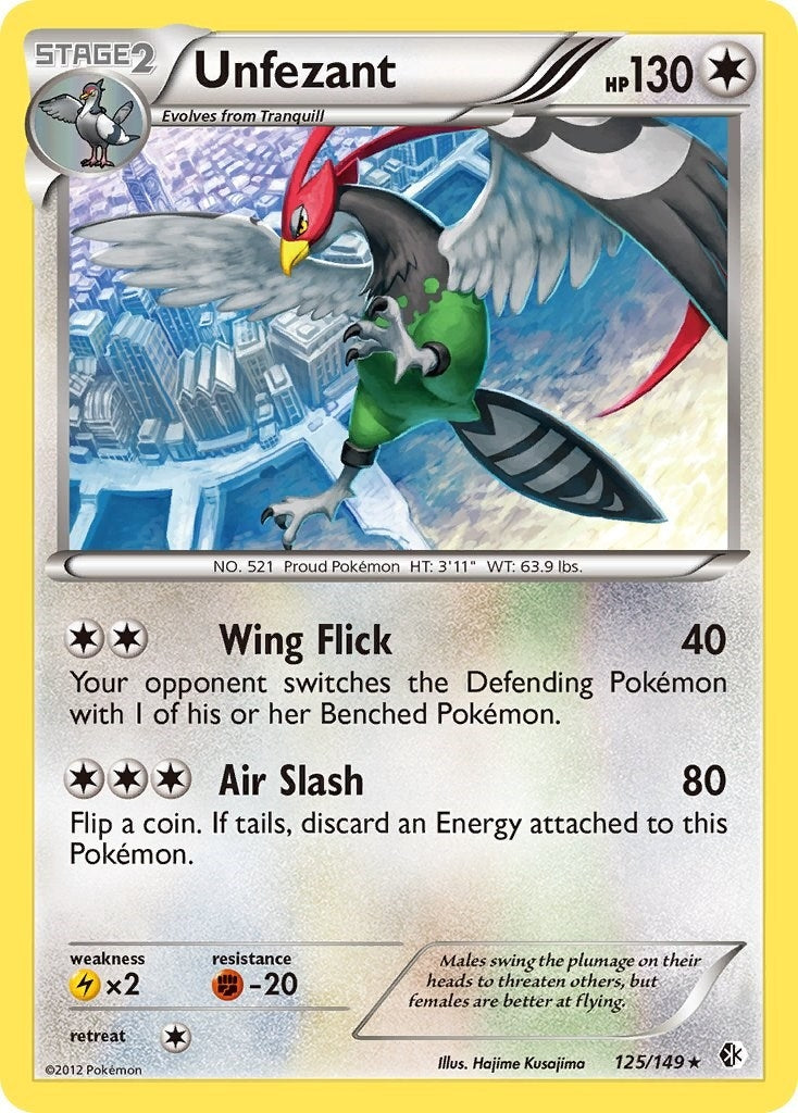 Image for Unfezant (125/149) (BCR) - Pokemon