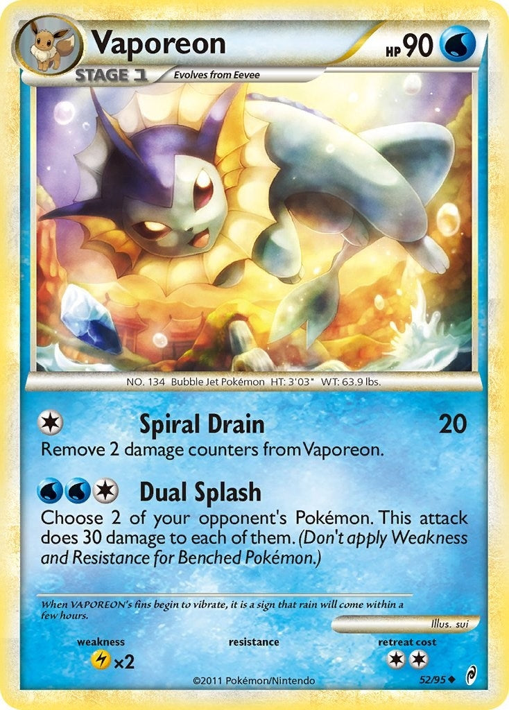 Image for Vaporeon (52/95) (CL) - Pokemon