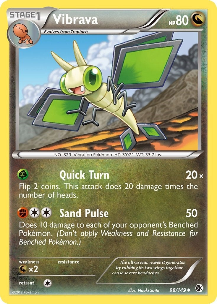 Image for Vibrava (98/149) (BCR) - Pokemon