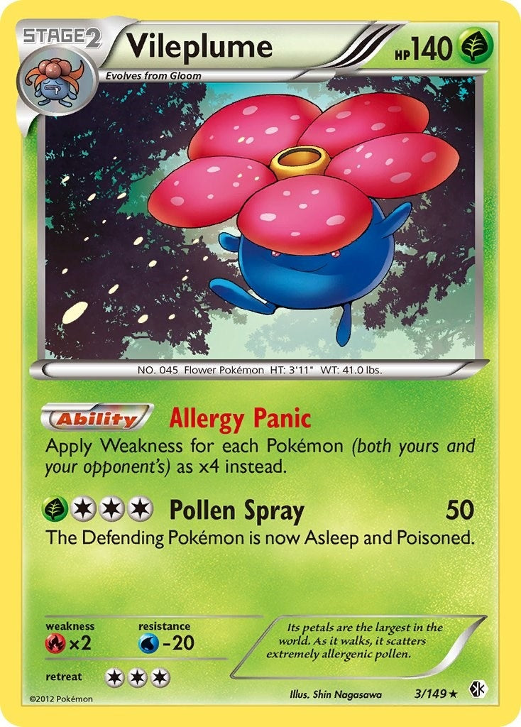Image for Vileplume (3/149) (BCR) - Pokemon