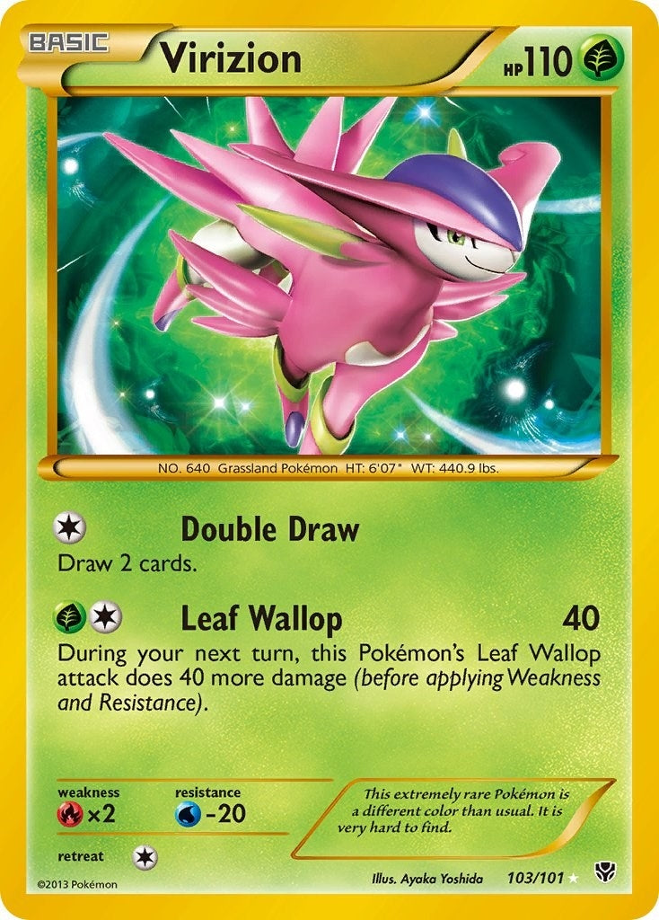 Image for Virizion (Secret) (103/101) (PLB) - Pokemon