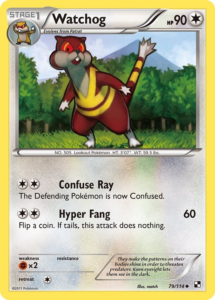 Image for Watchog (79/114) (BLW) - Pokemon