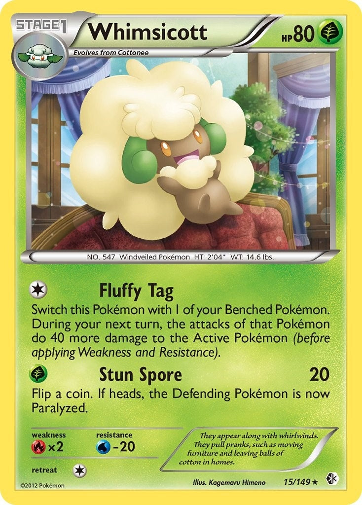 Image for Whimsicott (15/149) (BCR) - Pokemon