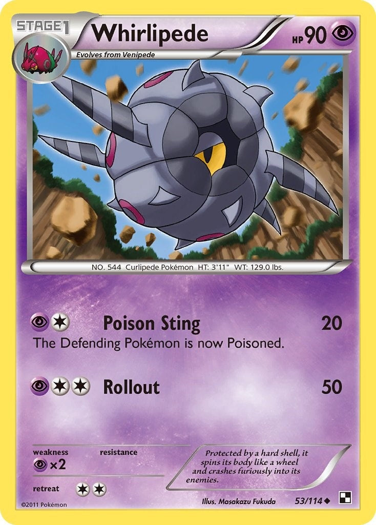 Image for Whirlipede (53/114) (BLW) - Pokemon