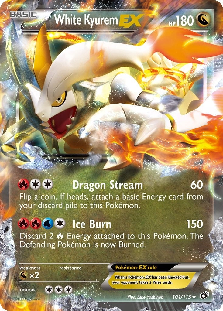 Image for White Kyurem EX (101/113) (LTR) - Pokemon