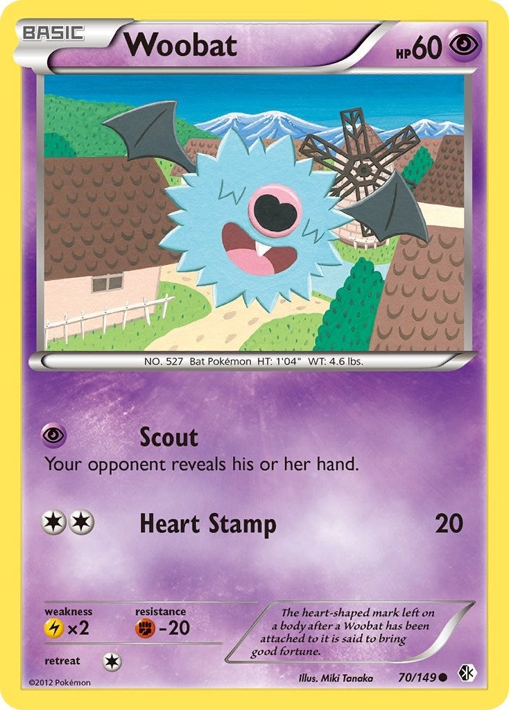 Image for Woobat (70/149) (BCR) - Pokemon