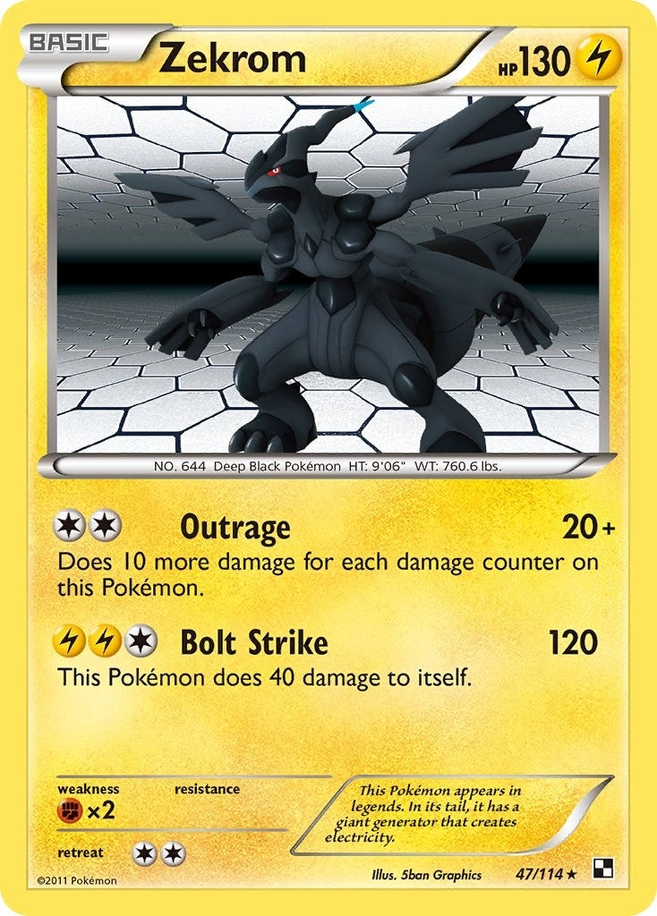 Image for Zekrom (47/114) (BLW) - Pokemon