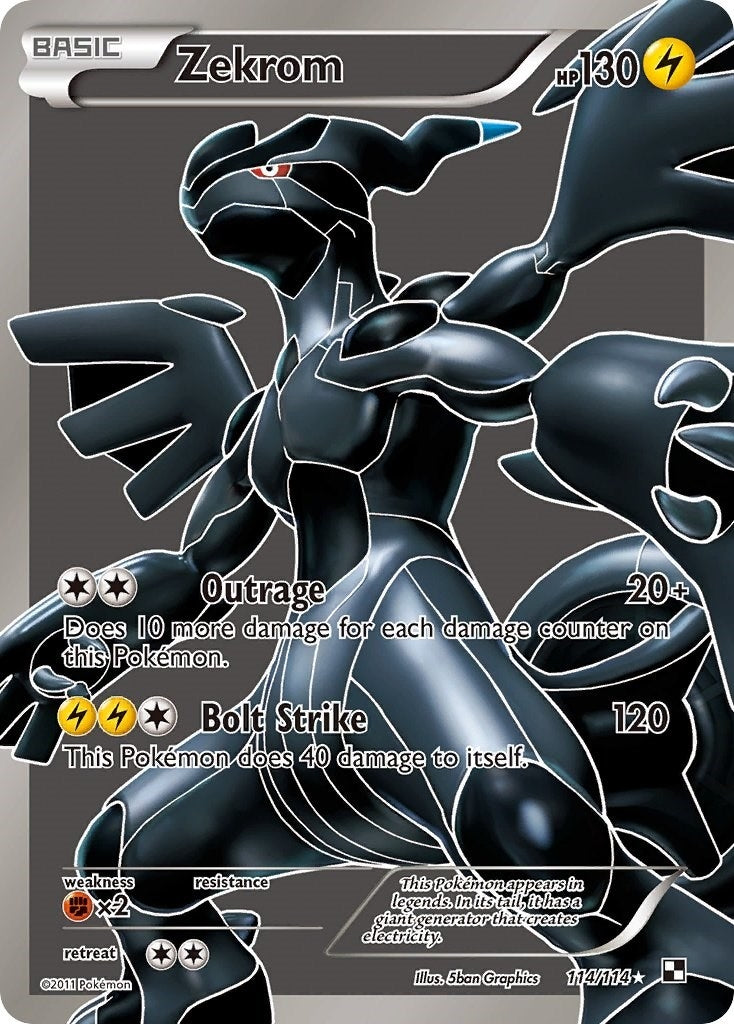 Image for Zekrom (114 Full Art) (114/114) (BLW) - Pokemon