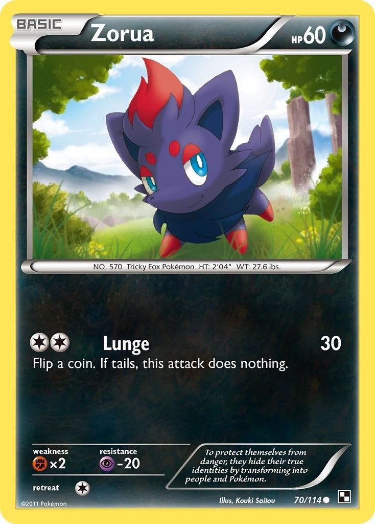 Image for Zorua (70/114) (BLW) - Pokemon