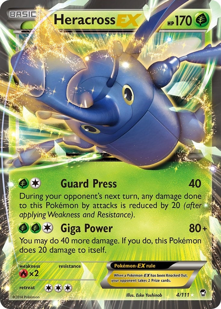 Image for Heracross EX (4/111) (FFI) - Pokemon