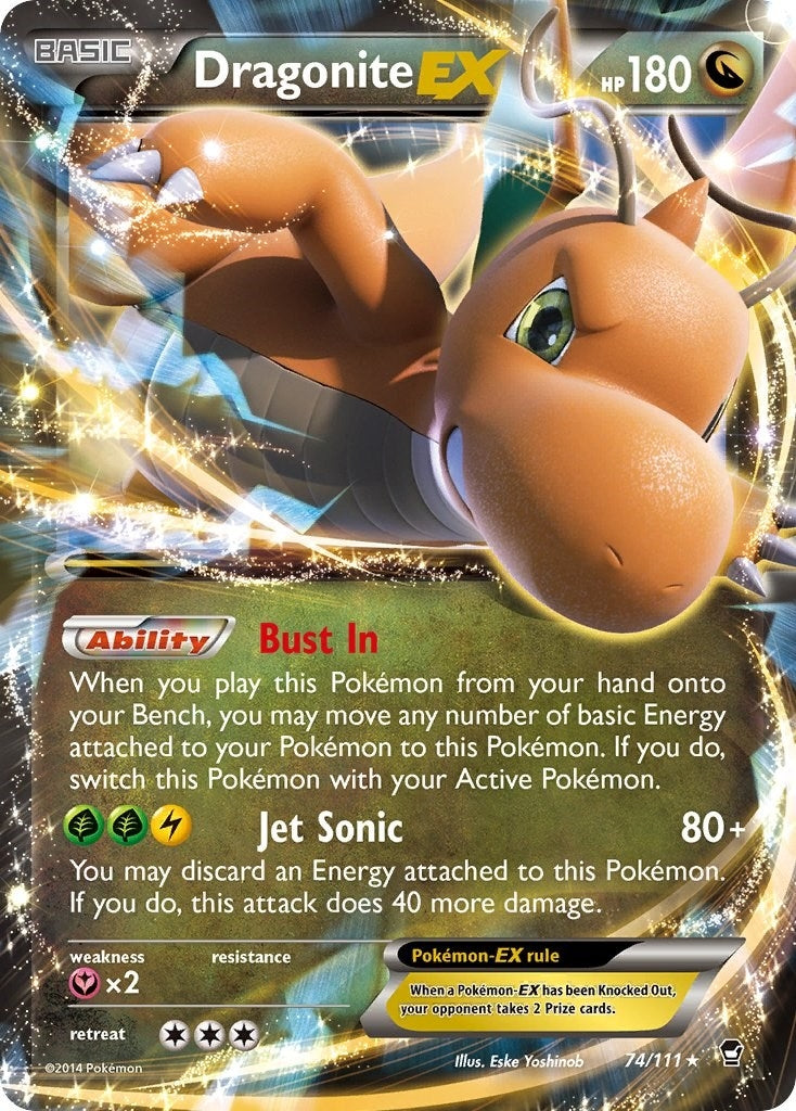 Image for Dragonite EX (74/111) (FFI) - Pokemon