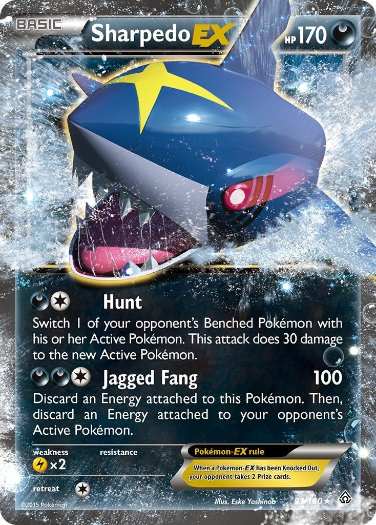 Image for Sharpedo EX (91/160) (PRC) - Pokemon