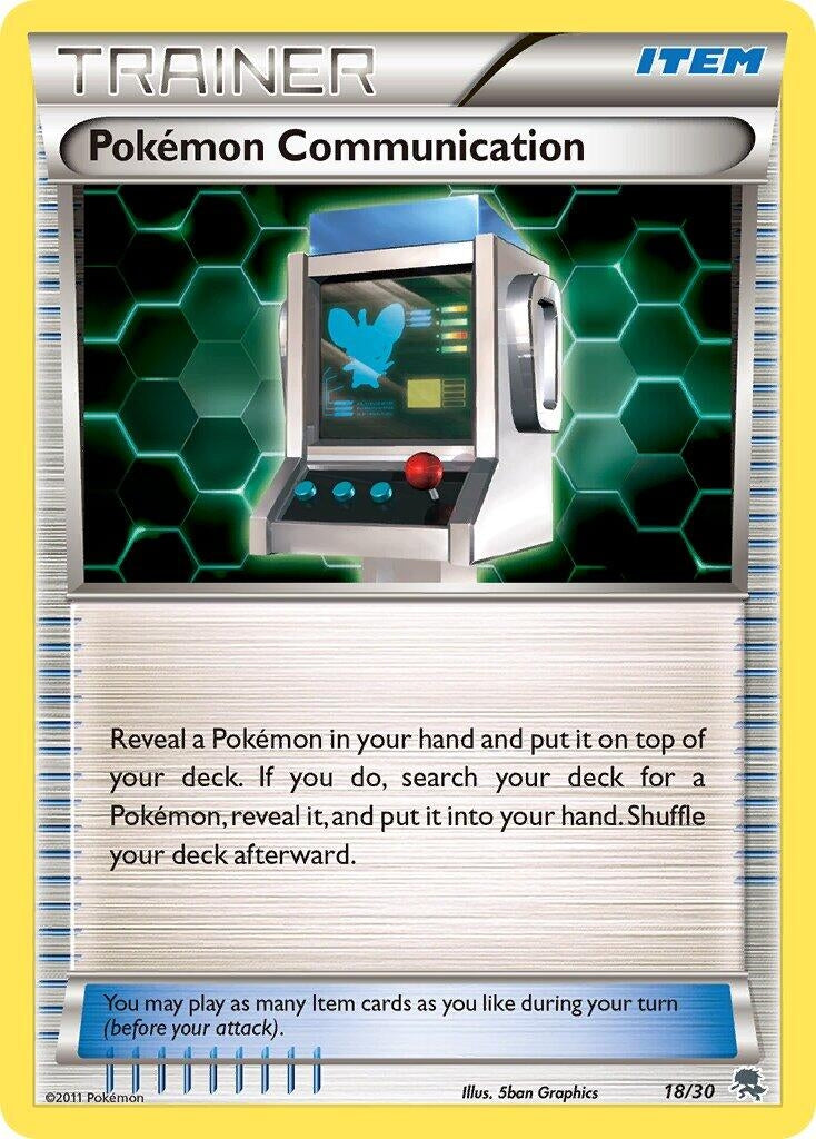 Pokemon Communication (Zoroark) (18/30) (BLW)