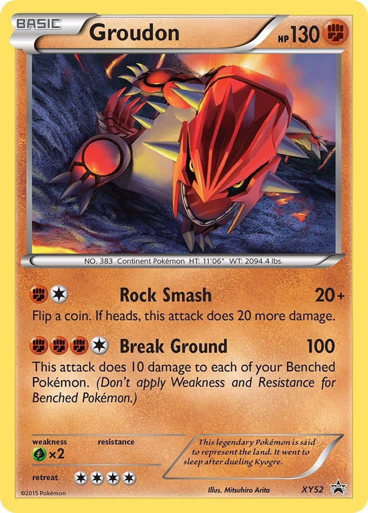 Image for Groudon - XY52 (XY52) (PR) - Pokemon