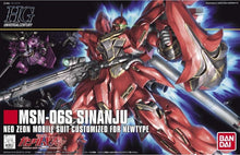 Gunpla - HG 1/144 SINANJU
