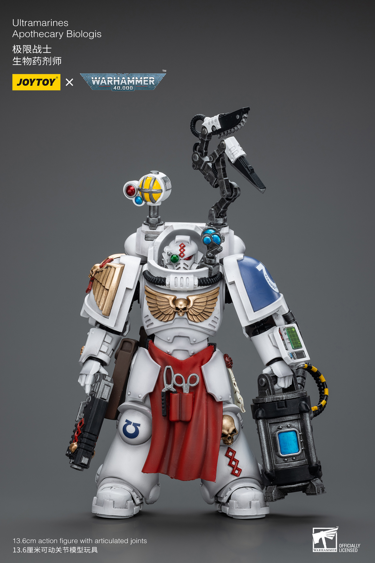 JoyToy - Warhammer 40000 - Space Marine Ultramarines Apothecary Biologis