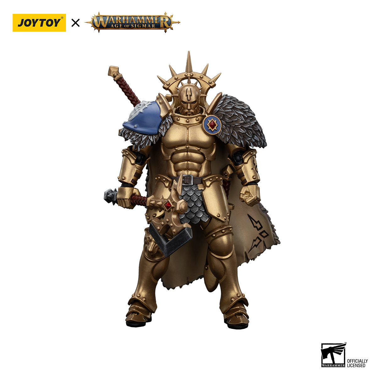 JoyToy - AGE of SIGMAR - Stormcast Eternals The Blacktalons Hendrick, The Silver Wolf