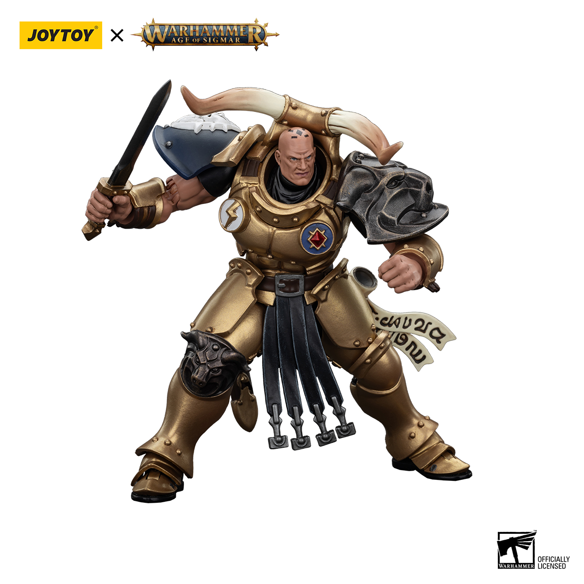 JoyToy - AGE of SIGMAR - Stormcast Eternals The Blacktalons Rostus Oxenhammer