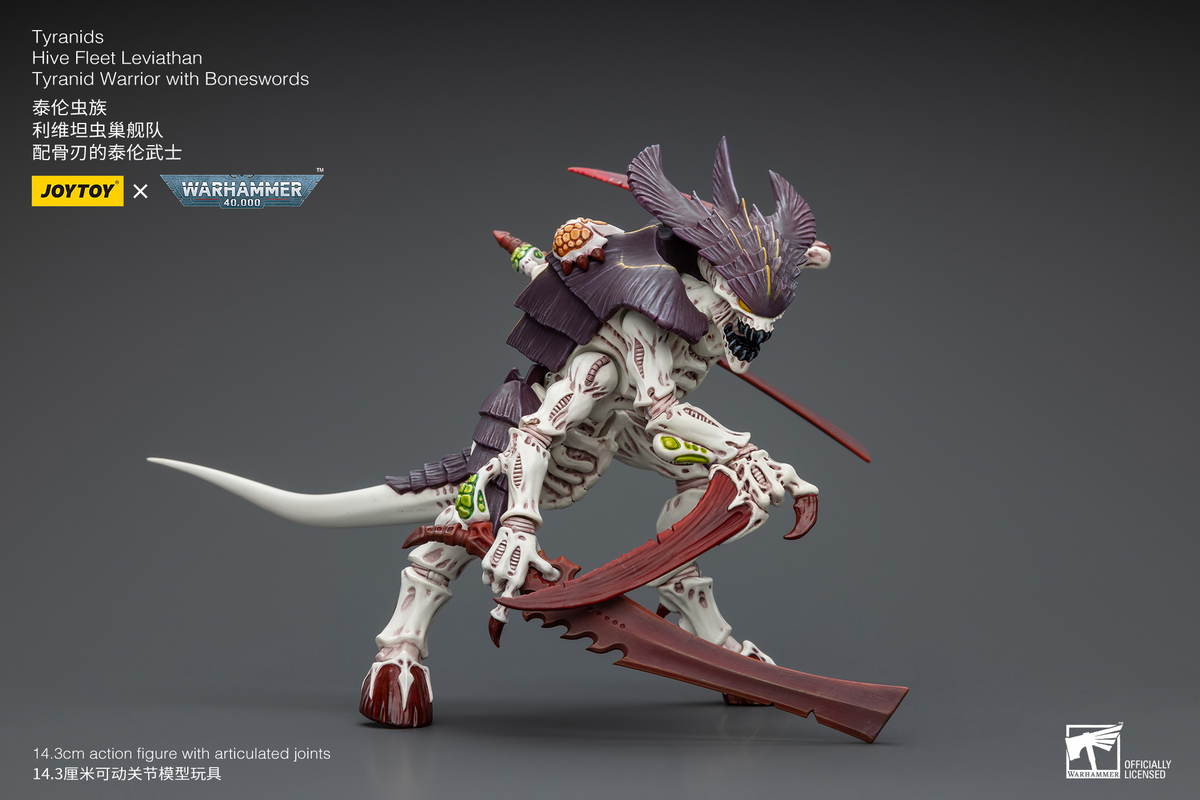 JoyToy - Warhammer 40000 - Tyranids Hive Fleet Leviathan Tyranid Warrior with Boneswords