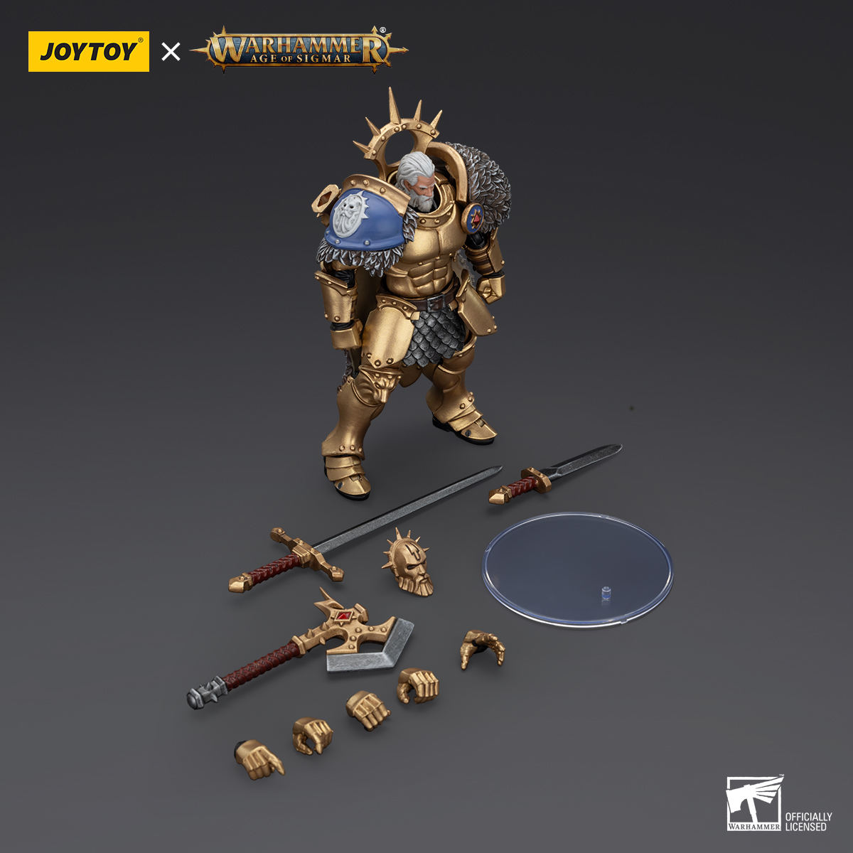 JoyToy - AGE of SIGMAR - Stormcast Eternals The Blacktalons Hendrick, The Silver Wolf