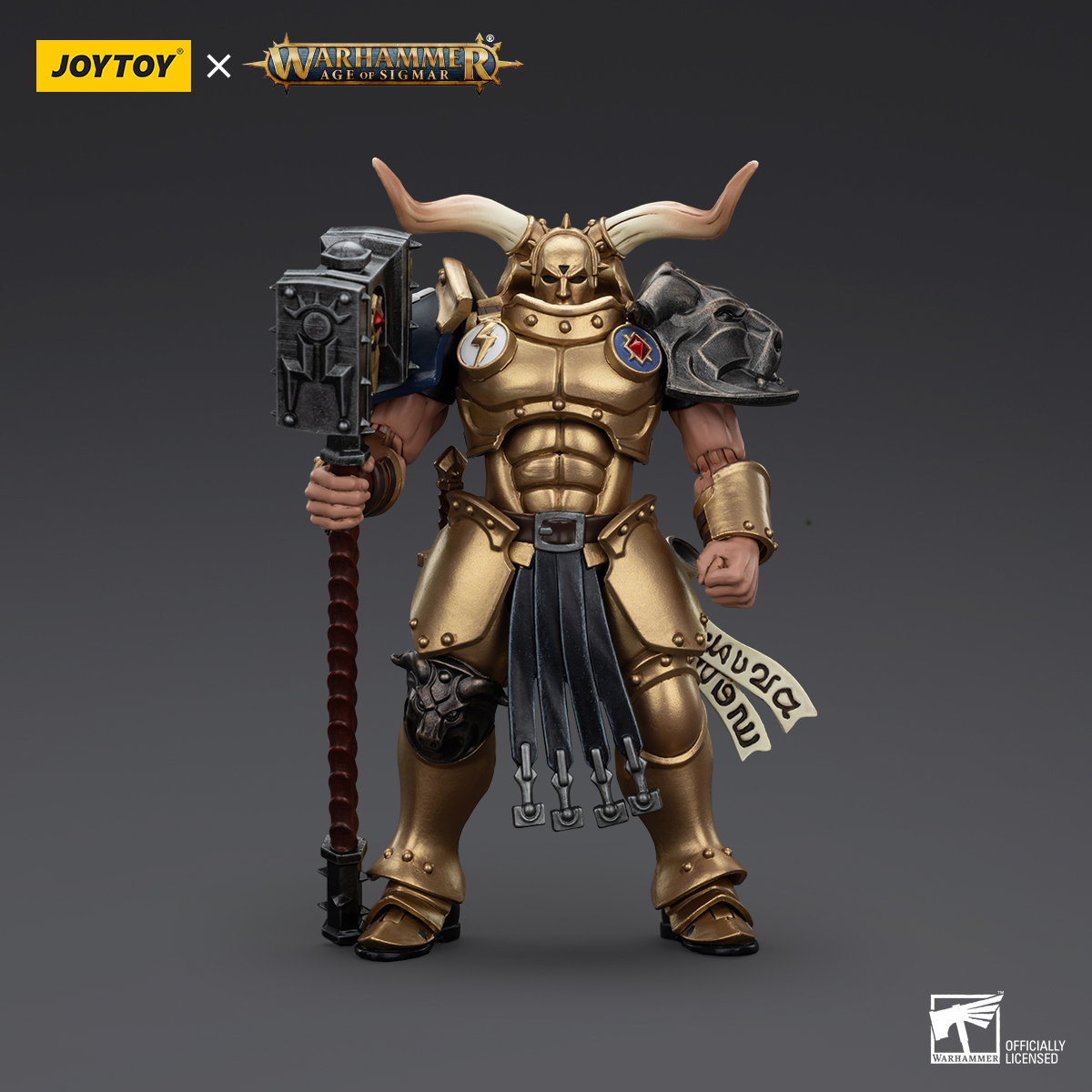 JoyToy - AGE of SIGMAR - Stormcast Eternals The Blacktalons Rostus Oxenhammer