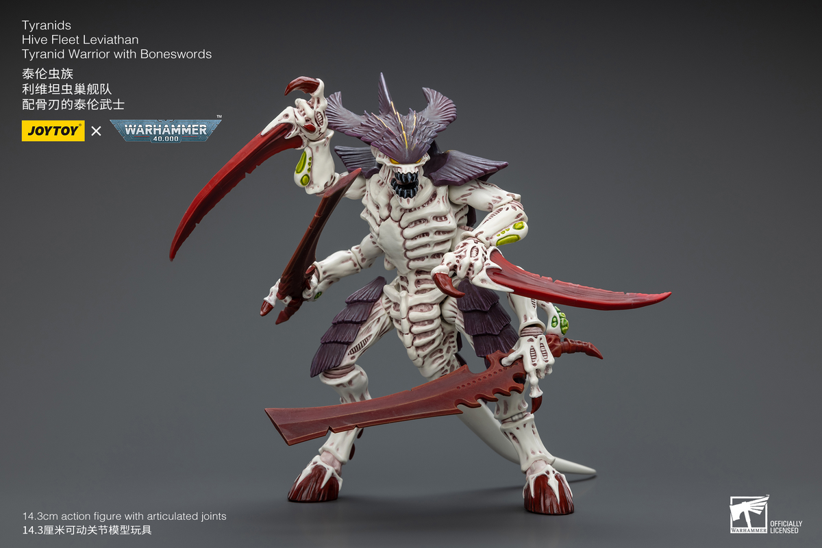 JoyToy - Warhammer 40000 - Tyranids Hive Fleet Leviathan Tyranid Warrior with Boneswords
