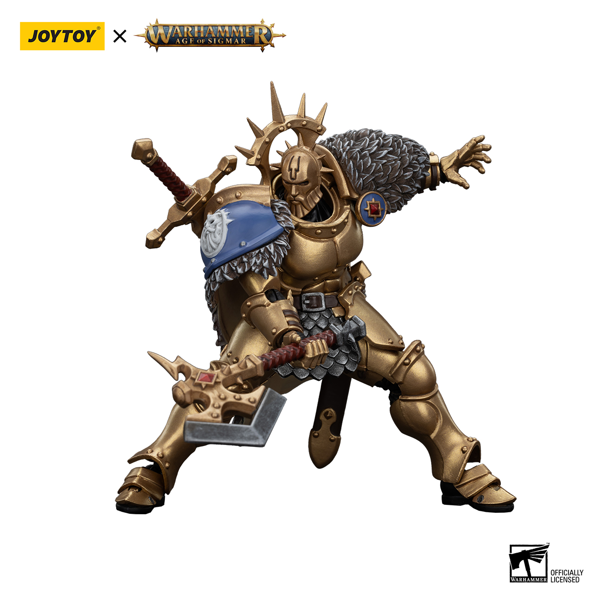 JoyToy - AGE of SIGMAR - Stormcast Eternals The Blacktalons Hendrick, The Silver Wolf