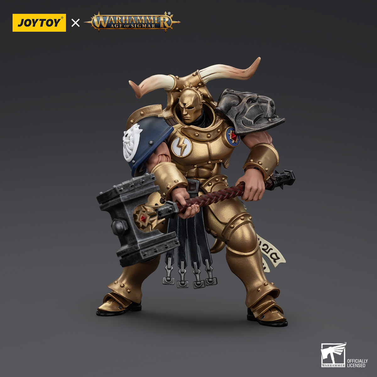 JoyToy - AGE of SIGMAR - Stormcast Eternals The Blacktalons Rostus Oxenhammer