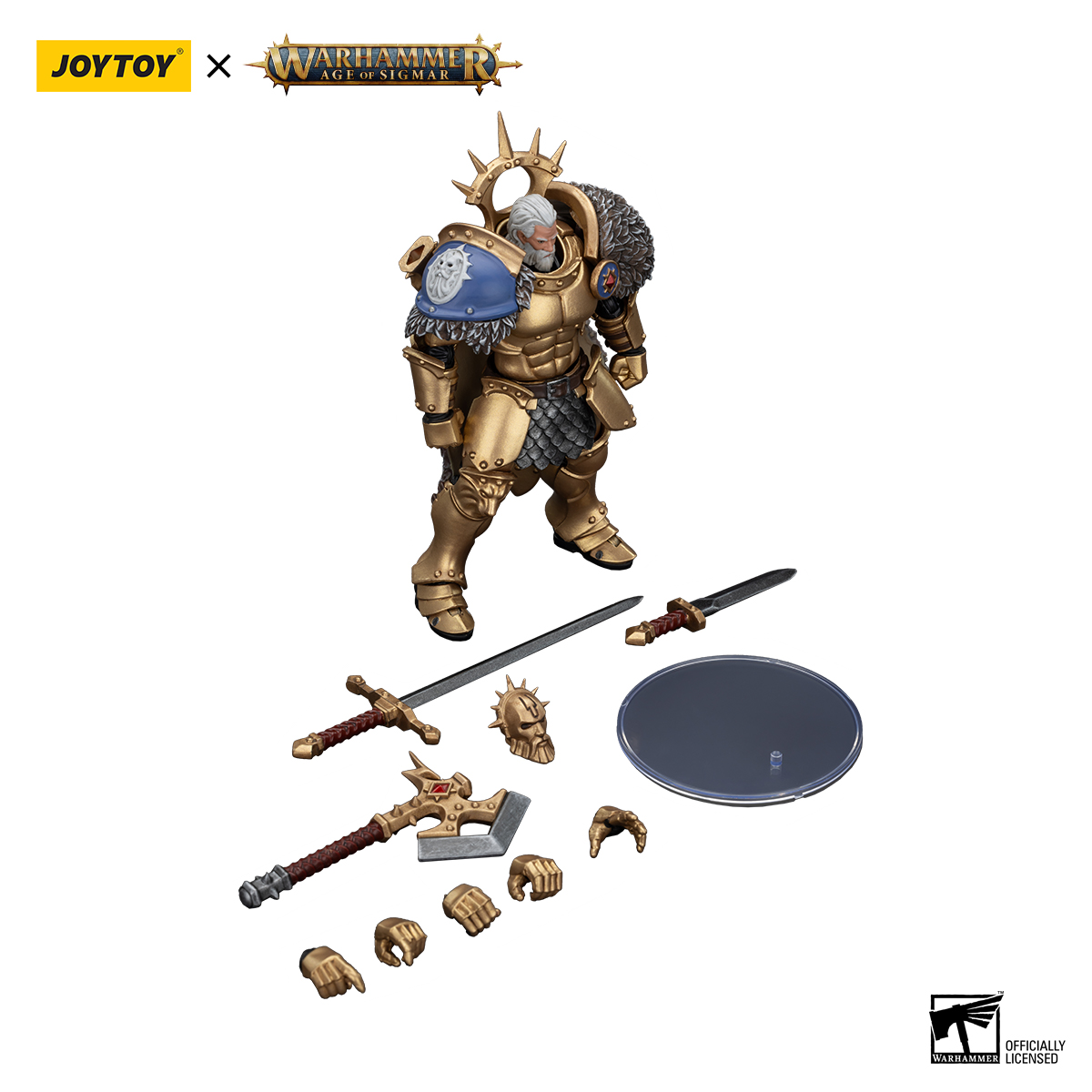 JoyToy - AGE of SIGMAR - Stormcast Eternals The Blacktalons Hendrick, The Silver Wolf
