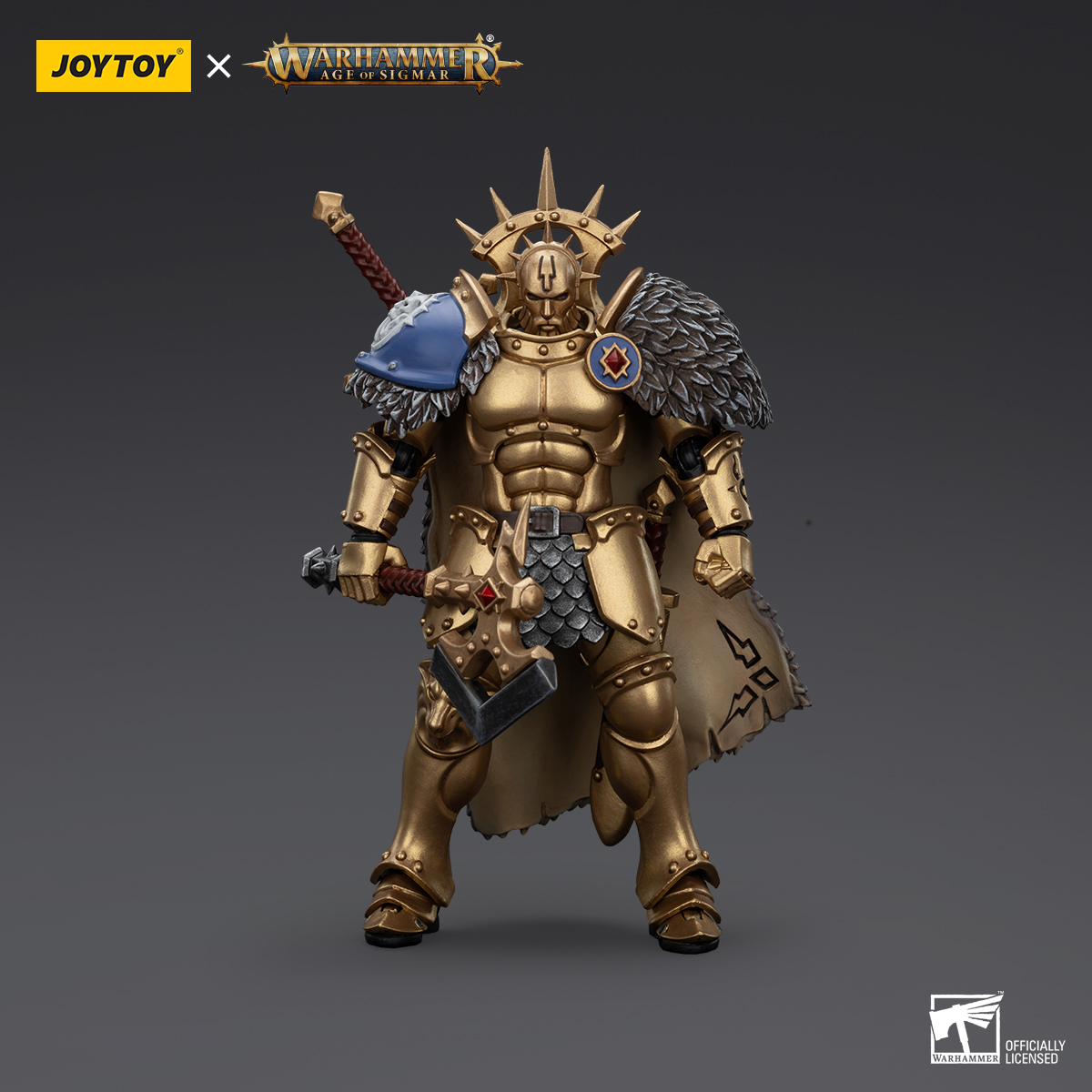JoyToy - AGE of SIGMAR - Stormcast Eternals The Blacktalons Hendrick, The Silver Wolf
