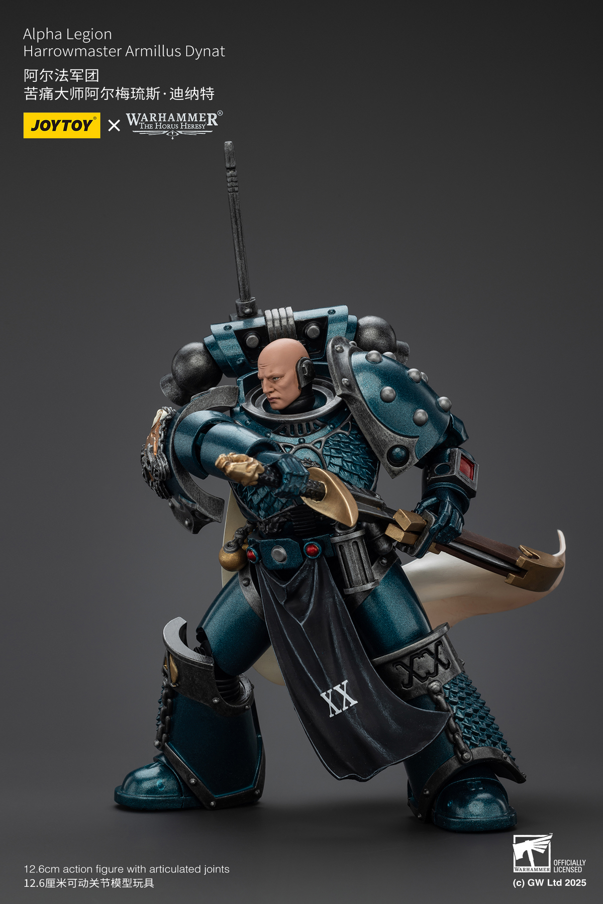 JoyToy - Warhammer 40000 - Alpha Legion Harrowmaster Armillus Dynat