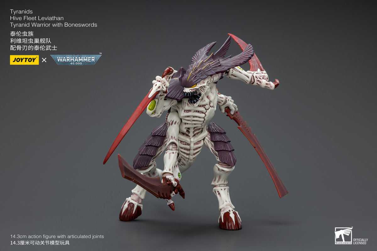 JoyToy - Warhammer 40000 - Tyranids Hive Fleet Leviathan Tyranid Warrior with Boneswords