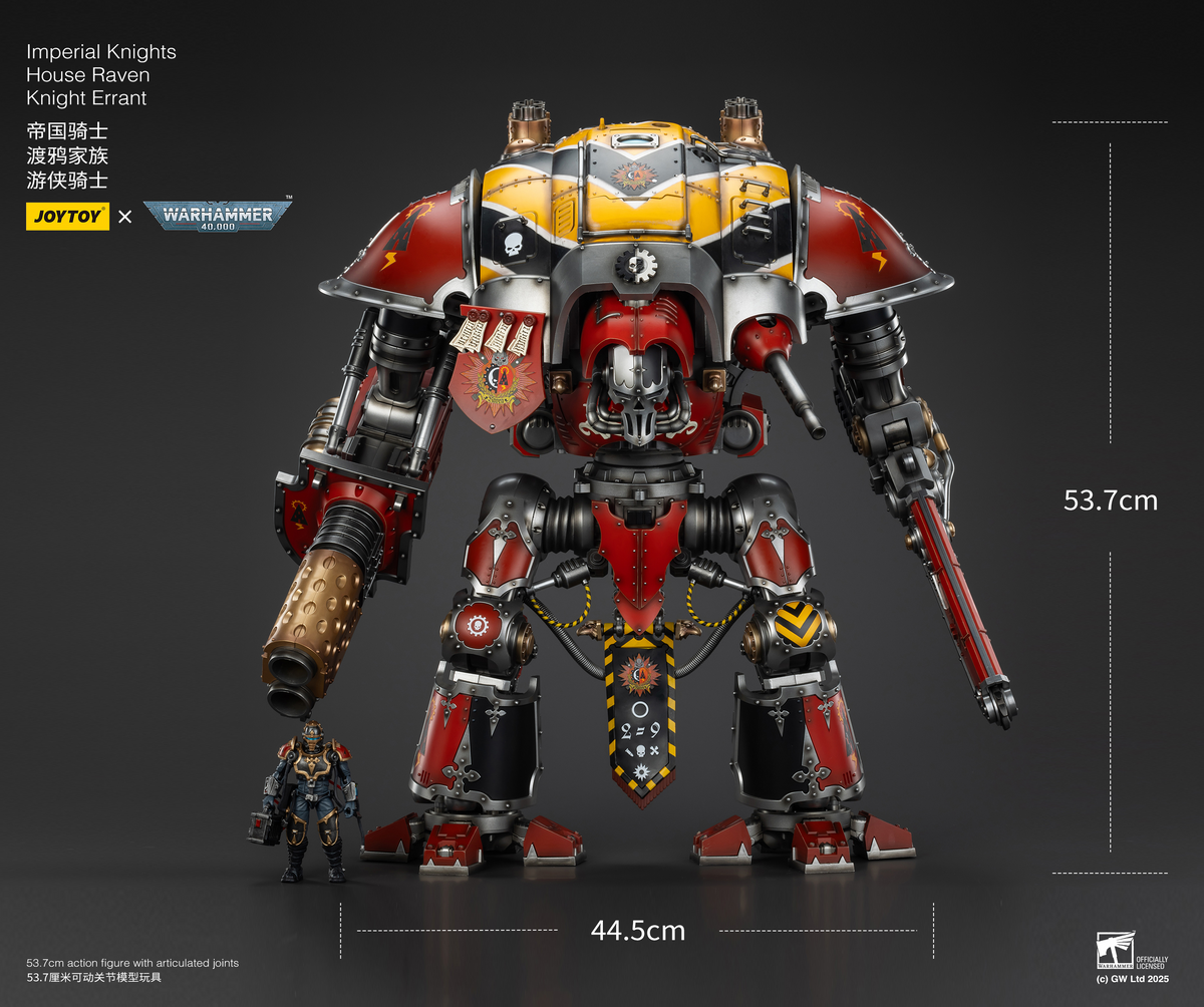 JoyToy - Warhammer 40000 - Imperial Knights House Raven Knight Errant