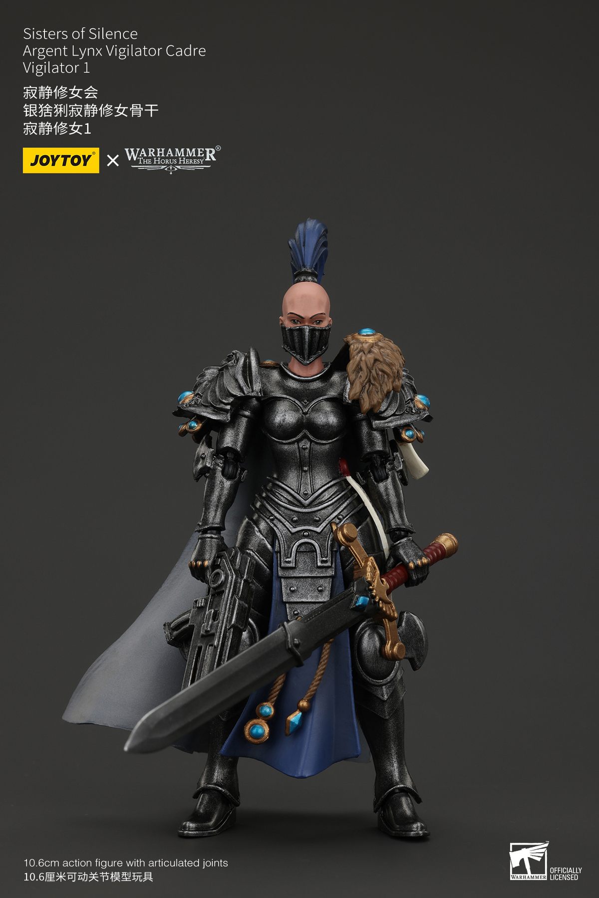 JoyToy - Warhammer 40000 - Sisters of Silence Argent Lynx Vigilator Cadre Vigilator 1