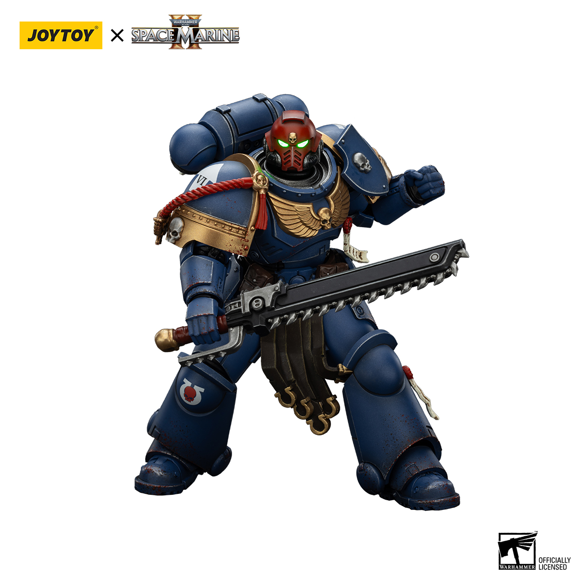 JoyToy - Warhammer 40000 - Space Marine Ultramarines Sergeant Gadriel-Collectors Edition