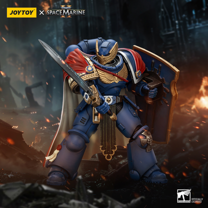 JoyToy - Warhammer 40000 - Space Marine Ultramarines Victrix Honour Guard with Storm Shield And Power Sword