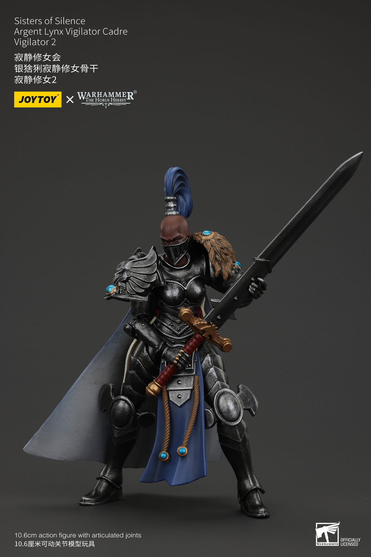 JoyToy - Warhammer 40000 - Sisters of Silence Argent Lynx Vigilator Cadre Vigilator 2