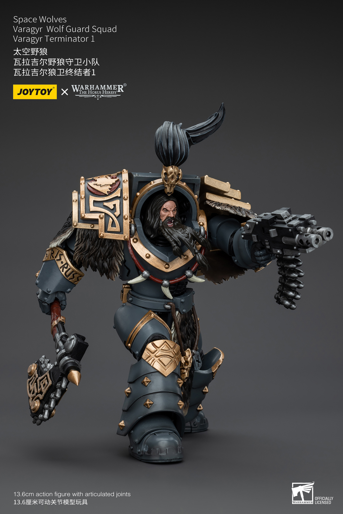 JoyToy - Warhammer 40000 - Space Wolves Varagyr Wolf Guard Squad Varagyr Terminator 1