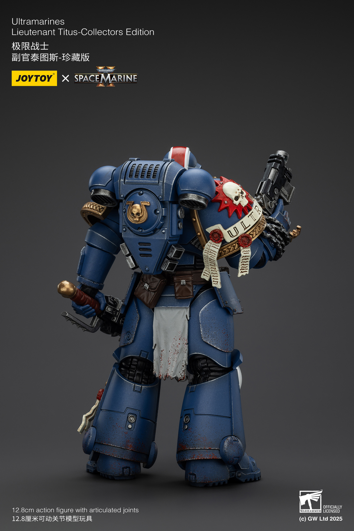 JoyToy - Warhammer 40000 - Space Marine Ultramarines Lieutenant Titus-Collectors Edition