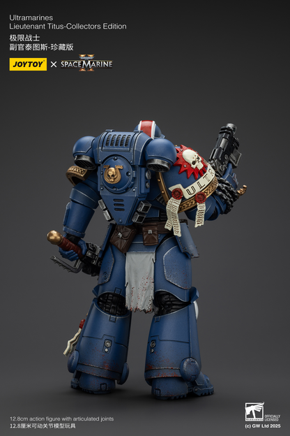 JoyToy - Warhammer 40000 - Space Marine Ultramarines Lieutenant Titus-Collectors Edition