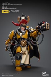 JoyToy - Warhammer 40000 - Imperial Fists Legion Praetor with Power Sword