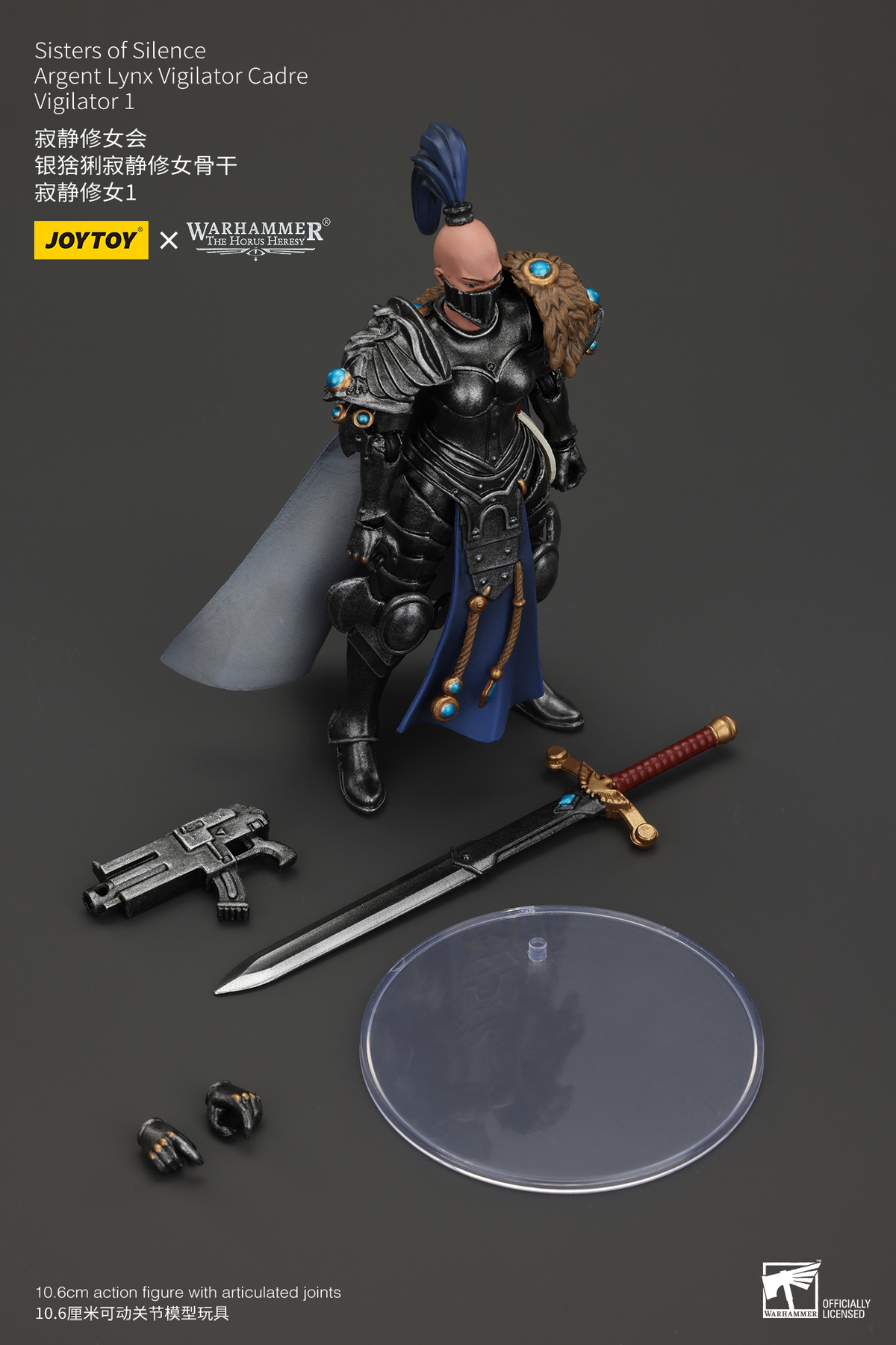 JoyToy - Warhammer 40000 - Sisters of Silence Argent Lynx Vigilator Cadre Vigilator 1