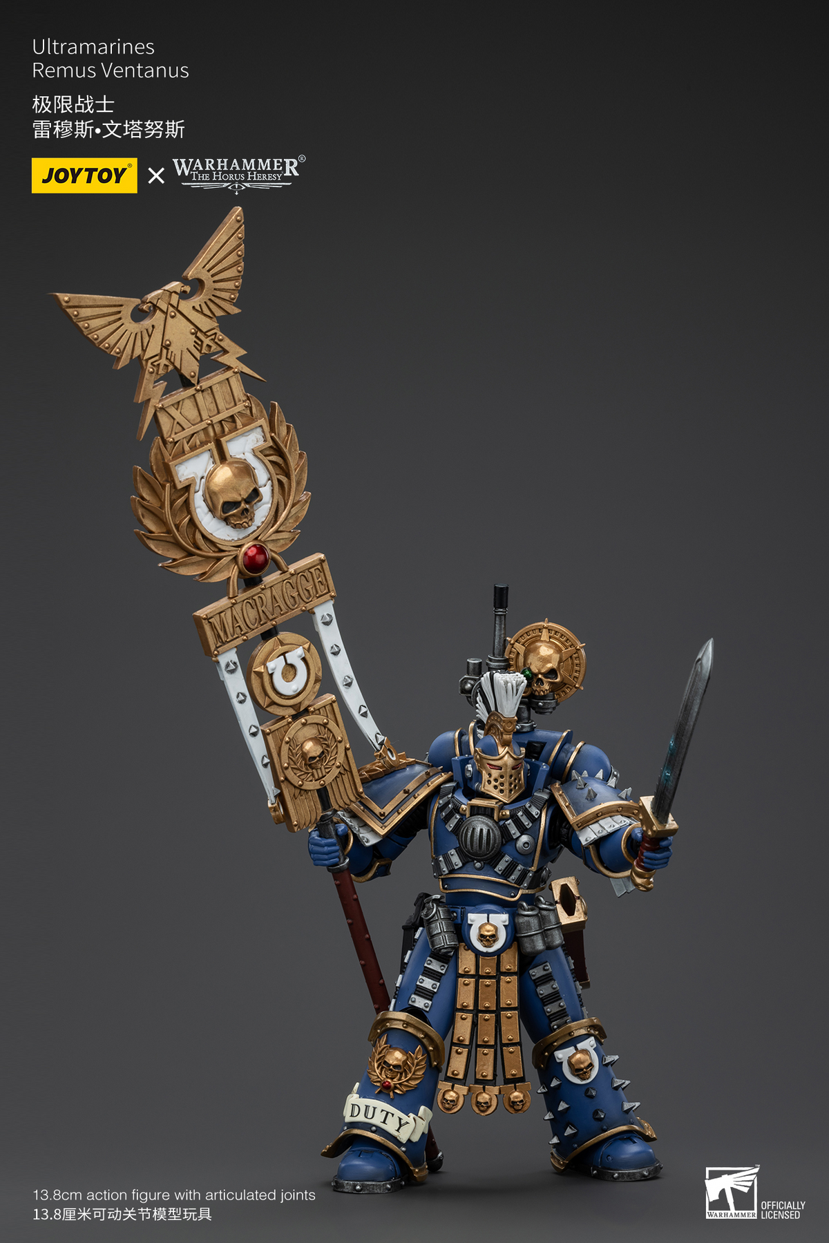 JoyToy - Warhammer 40000 - Space Marine Ultramarines Remus Ventanus