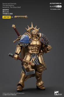 JoyToy - AGE of SIGMAR - Stormcast Eternals The Blacktalons Hendrick, The Silver Wolf