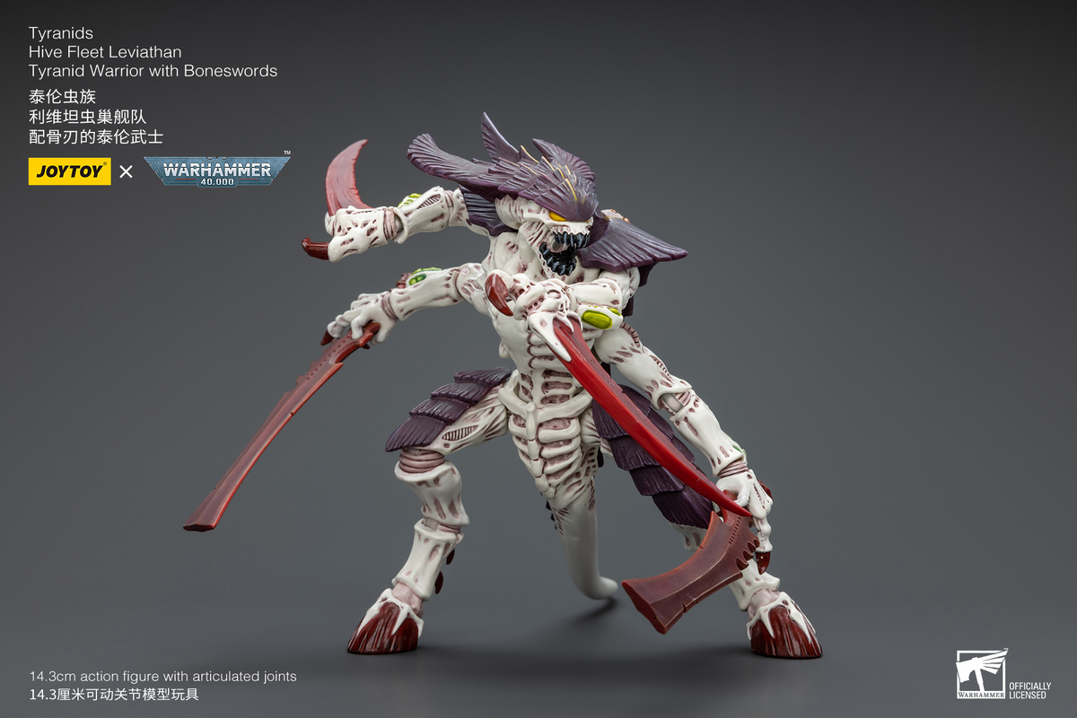 JoyToy - Warhammer 40000 - Tyranids Hive Fleet Leviathan Tyranid Warrior with Boneswords