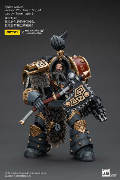 JoyToy - Warhammer 40000 - Space Wolves Varagyr Wolf Guard Squad Varagyr Terminator 1