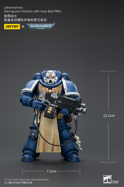 JoyToy - Warhammer 40000 - Space Marine Ultramarines Sternguard Veteran with Auto Bolt Rifle
