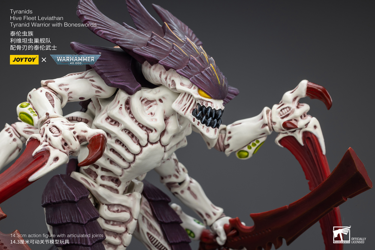 JoyToy - Warhammer 40000 - Tyranids Hive Fleet Leviathan Tyranid Warrior with Boneswords