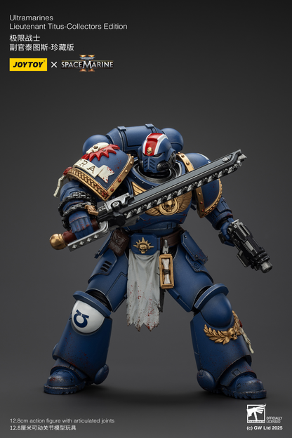 JoyToy - Warhammer 40000 - Space Marine Ultramarines Lieutenant Titus-Collectors Edition